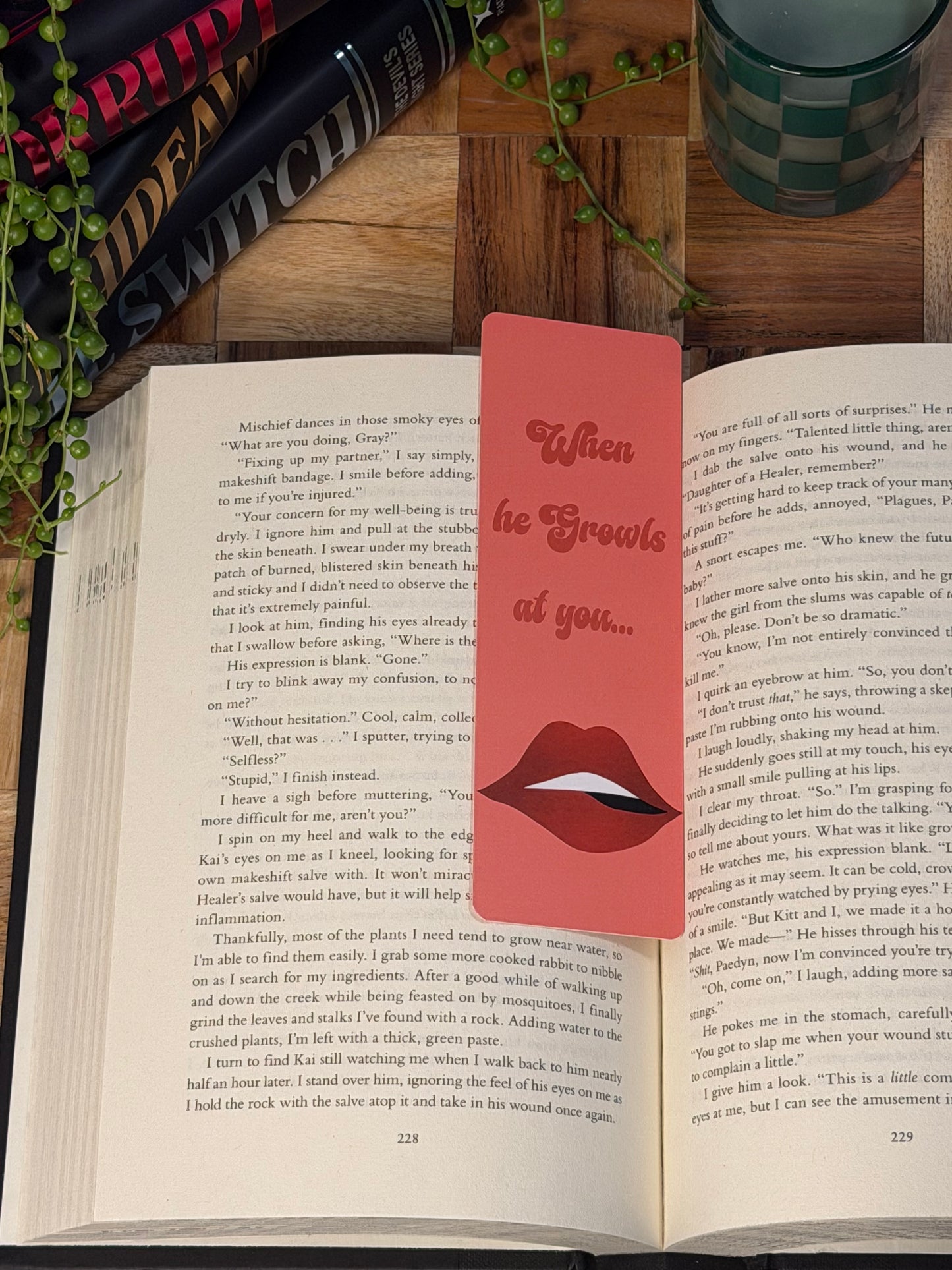 When he Growls at You Bookmark