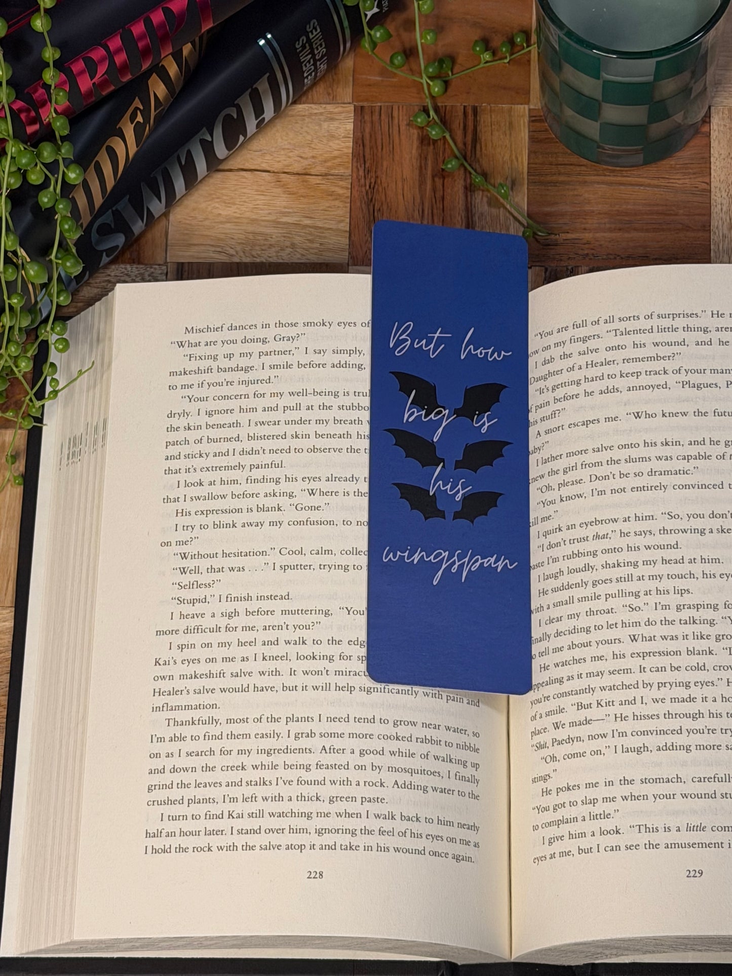 How Big is his Wingspan Bookmark