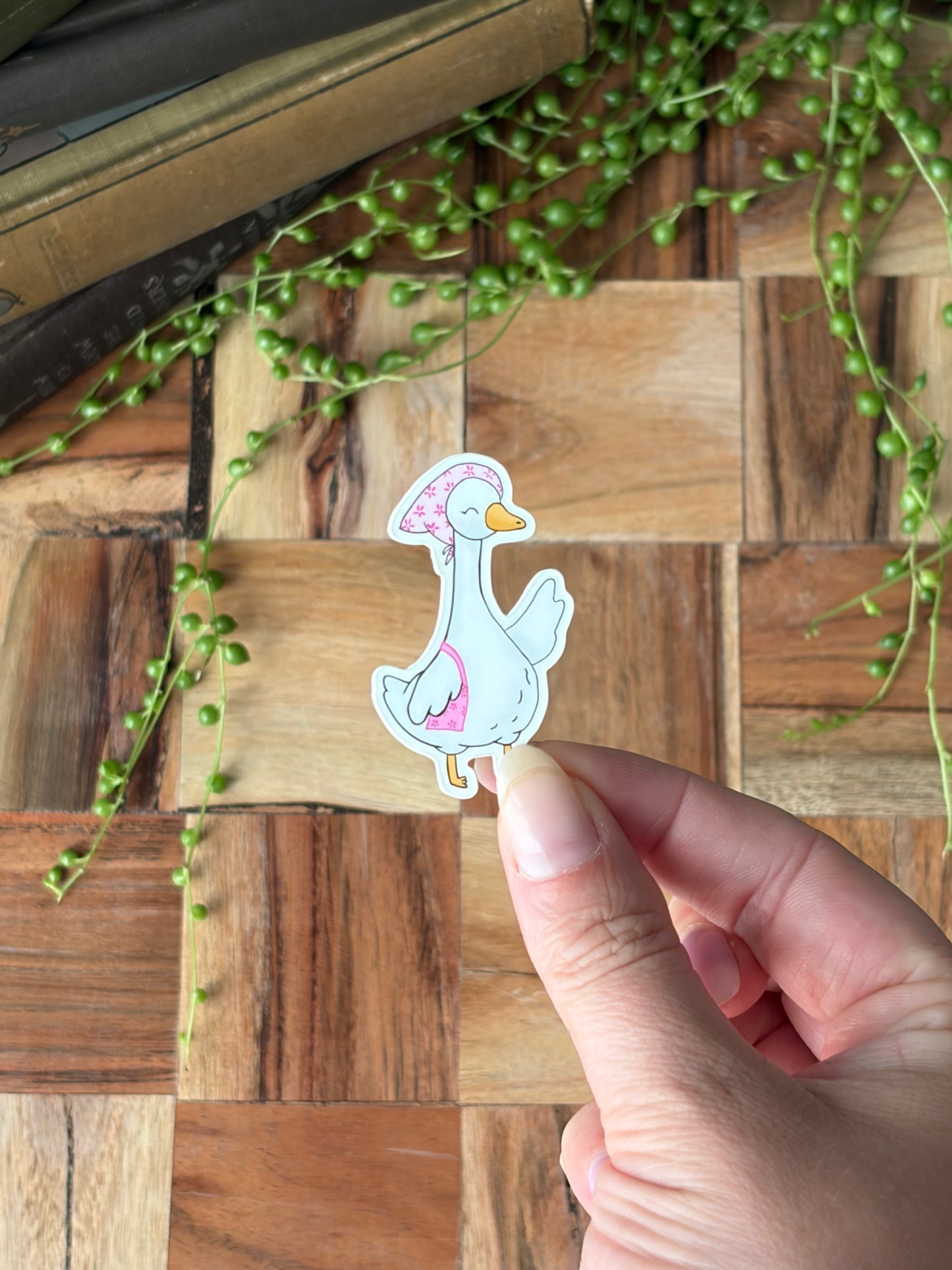 Farmer's Market Goose Sticker