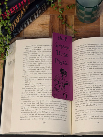 Spread Those Pages Bookmark
