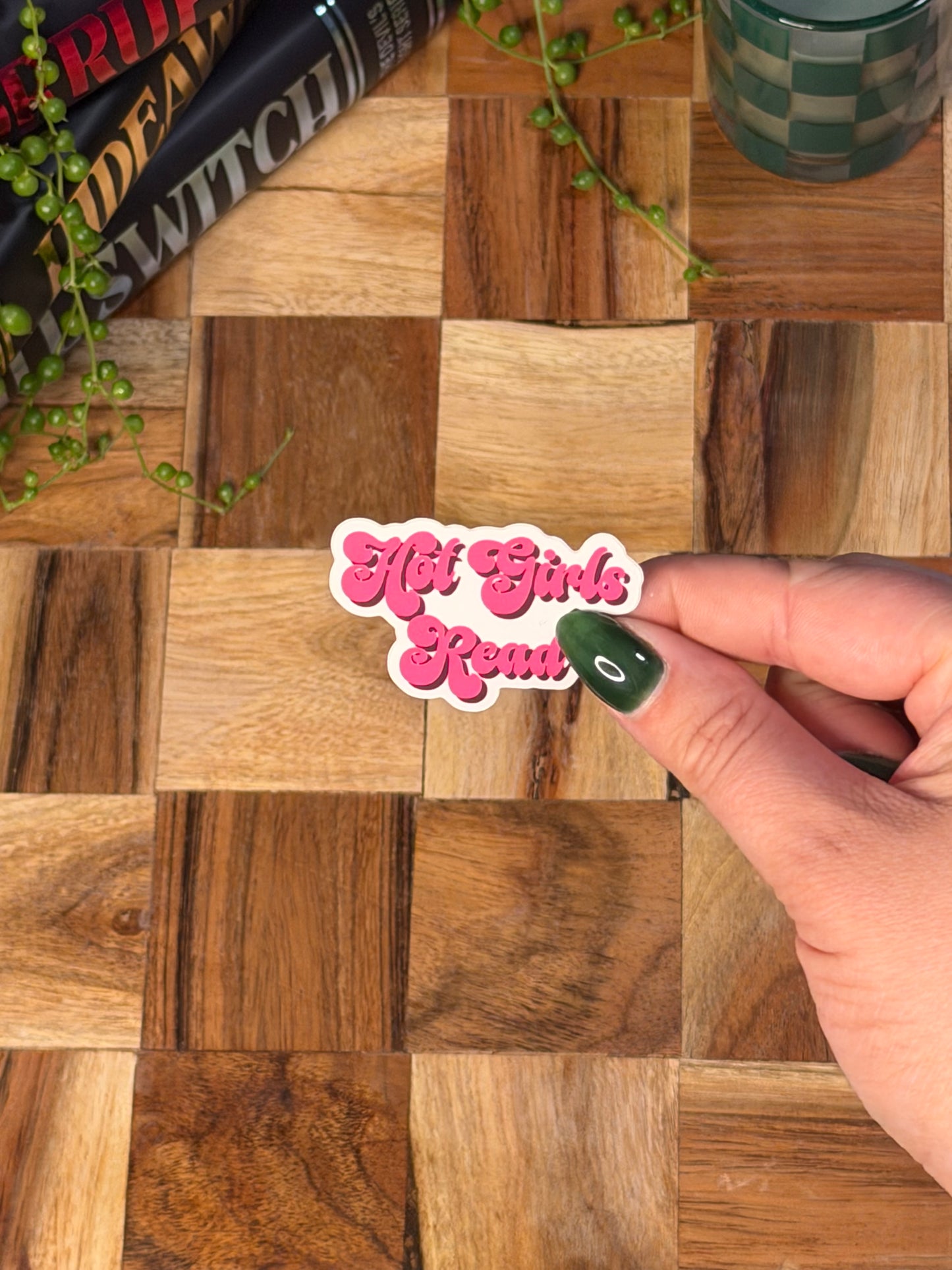 Hot Girls Read Sticker