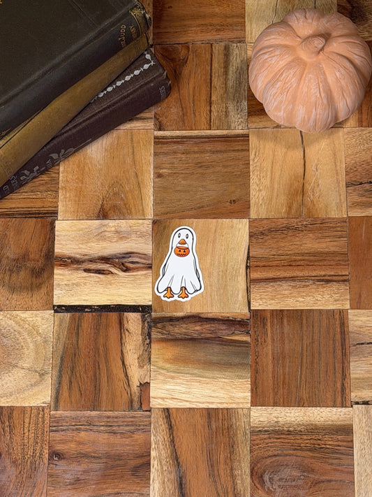 Ghost Goose Sticker