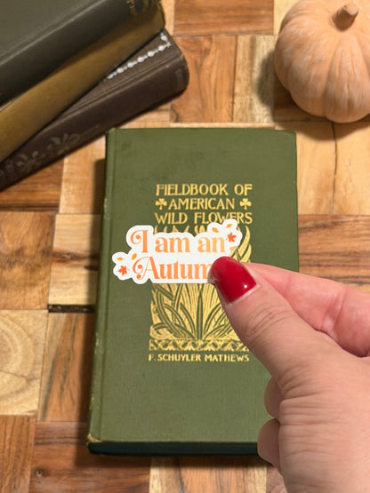 I am an Autumn Sticker
