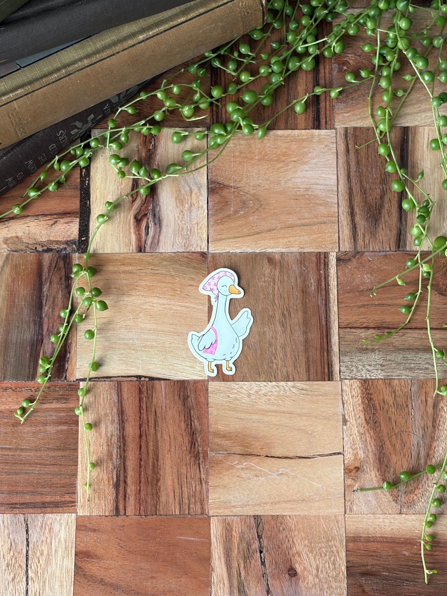 Farmer's Market Goose Sticker