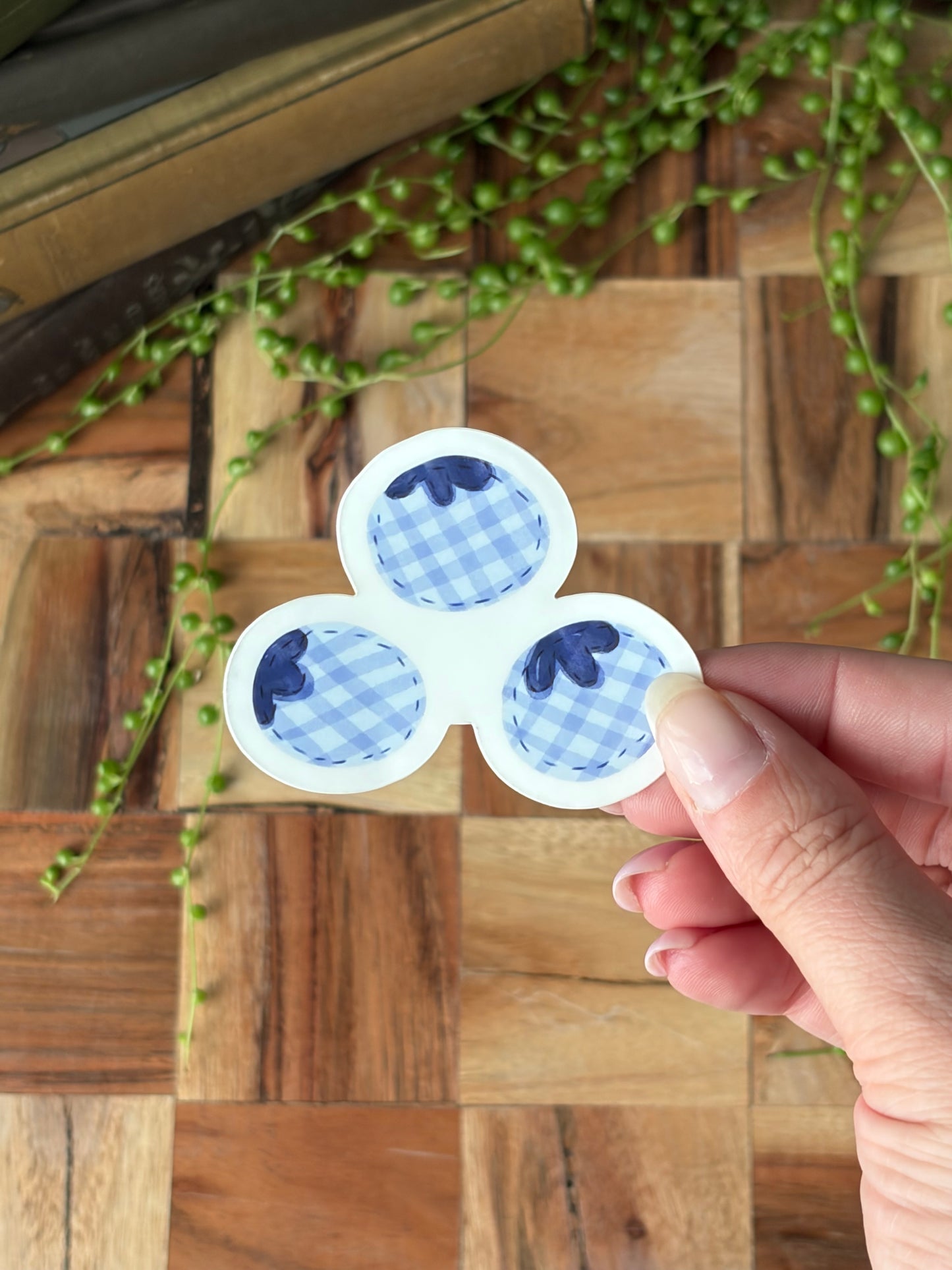 Blueberry Cluster Sticker